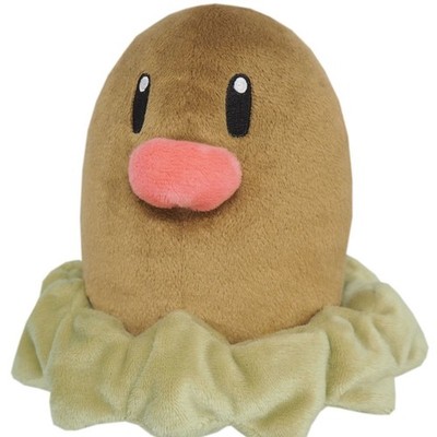 Pokemon Diglett Plush ALL STAR COLLECTION S San-ei Japan Official