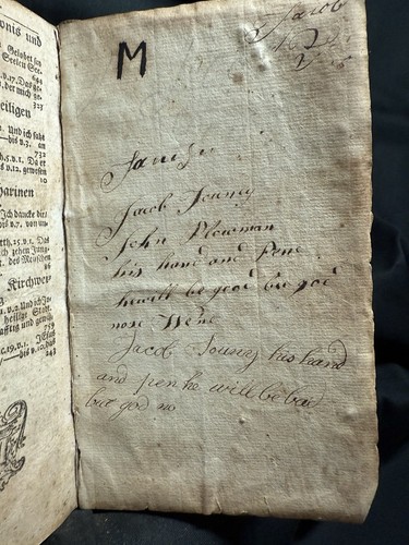 1700’s GERMAN BIBLE Old New Testaments ILLUSTRATED Black Letter - Picture 21 of 23
