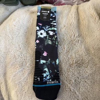 New! Stance Performance Crew Mid Cushion Gully Large Freshtek Men s 9-13
