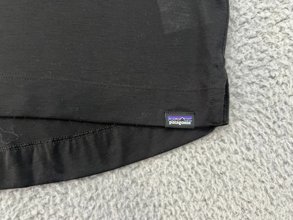 Patagonia Capilene Cool Trail Shirt Mens Large Black Henley Performance Stretch - Image 3 of 4