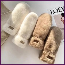 New Terendy Women Winter Outdoor Keep Warm Double Layer Thickened Solid