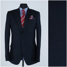 Mens Navy Blue Blazer 38R UK Size MENSUITS Casual Sport Coat Jacket