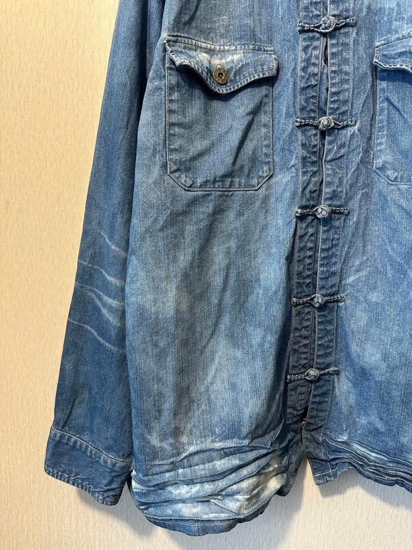 Ralph Lauren RRL Men's Large Denim Shirt Jacket - Pre-Owned B Condition image 5