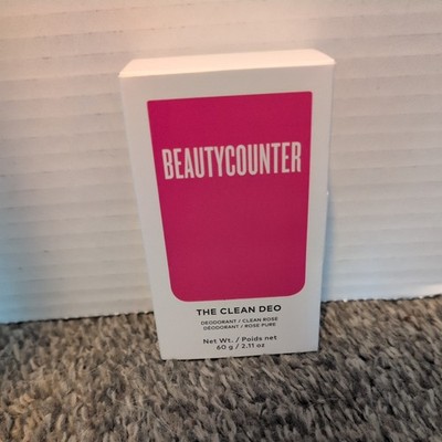 Beautycounter The Clean Deo/Deodorant~Clean Rose 2.11oz  Fresh Natural Clean