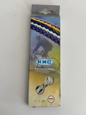 Old School BMX NEW SINGLE SPEED KMC 1/2" x 1/8" 110 LINK SOLID WHITE CHAIN Z410