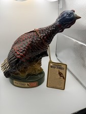 Austin Nichols Wild Turkey Bourbon Ceramic Decanter Empty Vintage Collectible