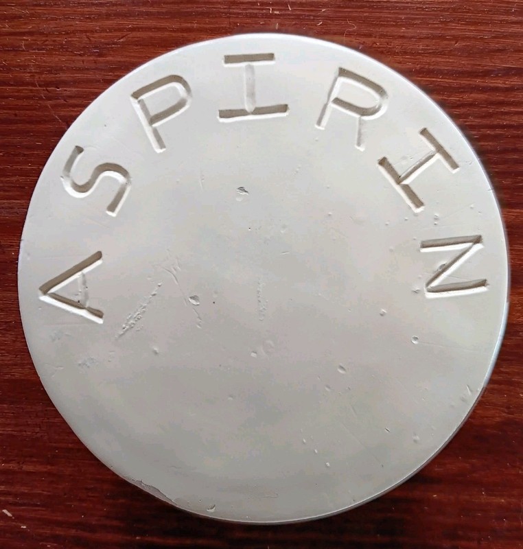 Large Aspirin Chalkware Doctor Display