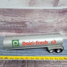 Ertl Pressed Steel Publix milk tanker trailer gray and red