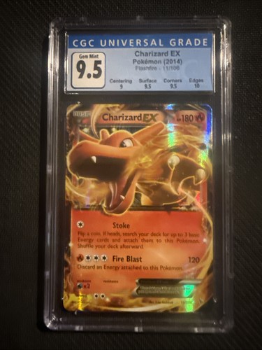 Charizard-EX graded CGC 10 for sale on eBay