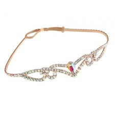 Rhinestone Belly Dance Headwear Head Chain for Performances, Festivals, Parties