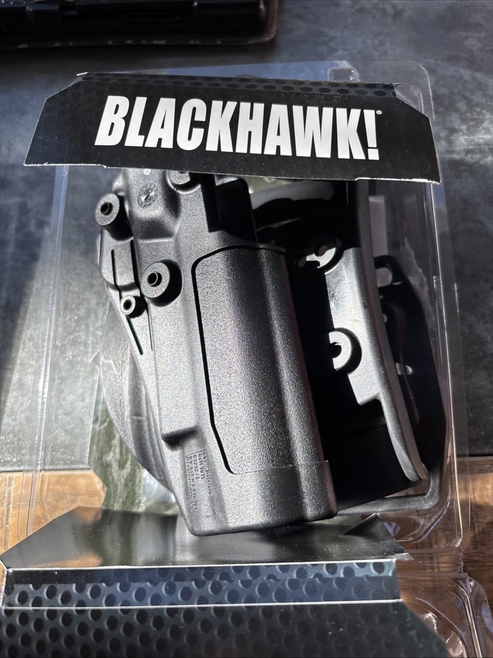 Blackhawk CQC Carbon Fiber Holster Matte Finish Colt 1911 Black Left 410503BK-L - Image 3 of 3