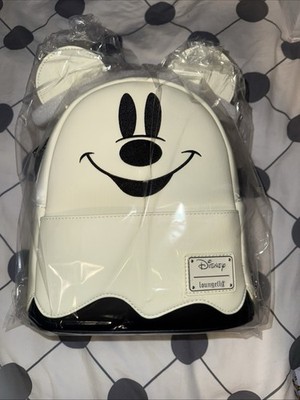 ghost mickey halloween mini backpack Disney Loungefly Halloween Ghost Mickey Mouse Glow In The Dark Mini Backpack