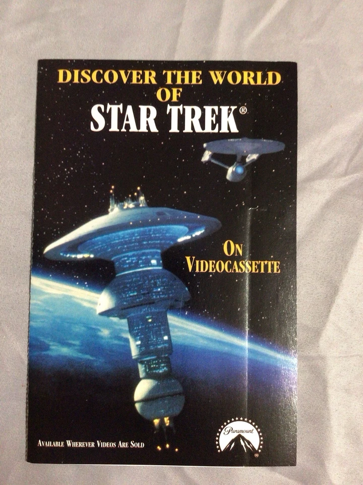 Star Trek The Next Generation VHS Pilot Episode 1-2 Encounter At Farpoint w adv - Image 4 of 4
