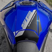 Aufkleber 3D Kompatibel Mit Suzuki V-Strom 800 SE 2023-2024 Blau Tankschutz
