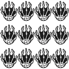 6 Pairs Nipple Pasties Skeleton Hands Adhesive Pasties for Halloween Party Fe...