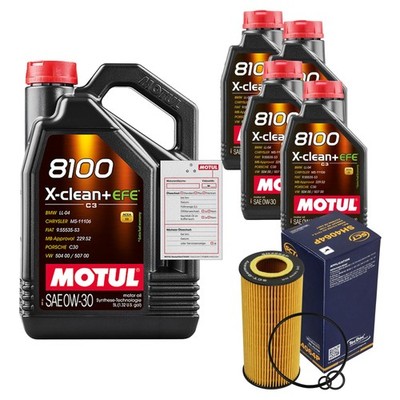 SCT Ölfilter 9L MOTUL 8100 X-CLEAN 0W-30 für Mercedes-Benz E-Klasse