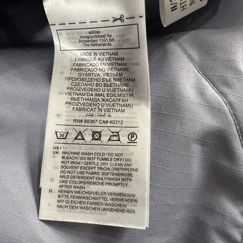 Adidas Five Ten Women's Wind Jacket Blue / Navy Size Small Style HT9609 NWT - Image 4 of 4