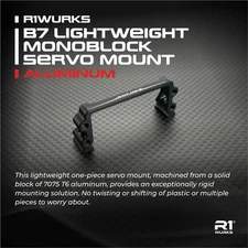 R1WURKS (B7 Series) lightweight Monoblock Servo Mount, Aluminum