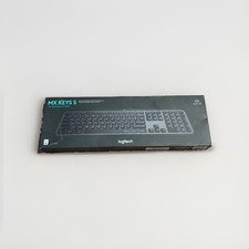 Logitech MX Keys S Wireless Keyboard Black Backlit Bluetooth Bolt USB PC Mac