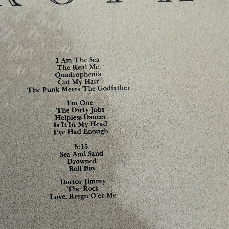 The Who - Quadrophenia Vinyl Record New MCA2-6895 Factory Sealed - Image 3 of 3