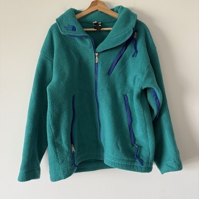 VTG 90s The North Face Fleece Jacket Large Color Block Made in USA Gorp Outdoor