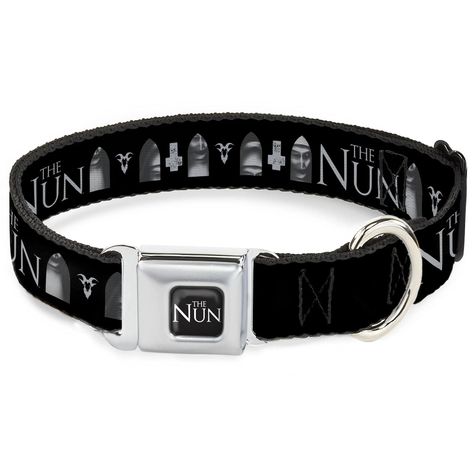 Warner Bros. Horror Movies Pet Collar, Dog Collar Metal Seatbelt Buc (US IMPORT)