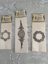 Temporary Tribal Tattoos Waterproof Black Arm Back Body 2   5  