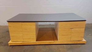 9'x51" Lab Island Casework Chem Top 2-Side Bench (100463)