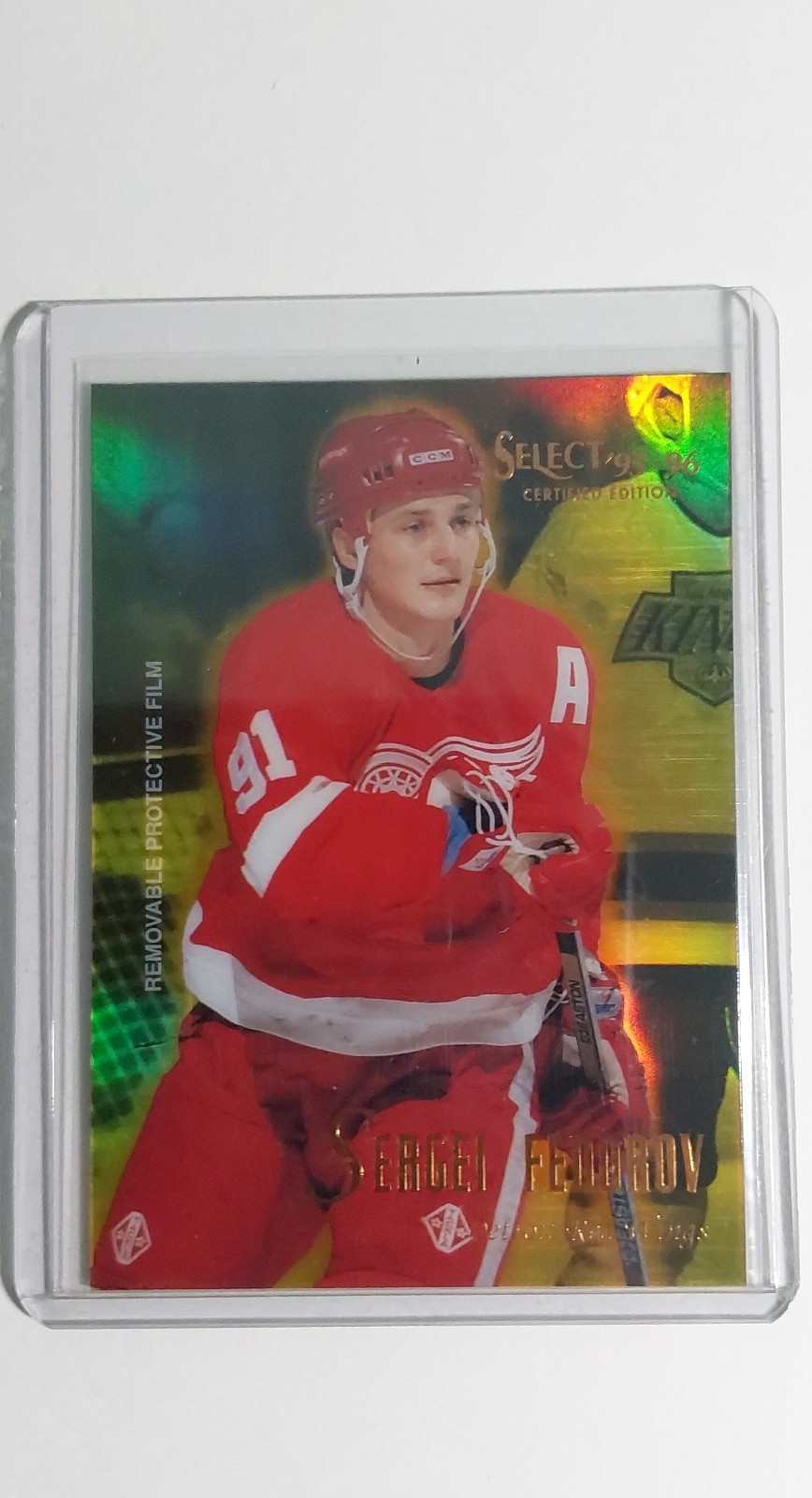 1995-96 Select Certified Edition - Sergei Fedorov #29 Mirror Gold