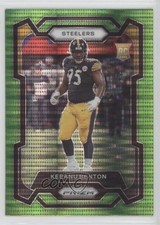 2023 Panini Prizm Rookies Neon Green Pulsar Prizm Keeanu Benton #387 17ht