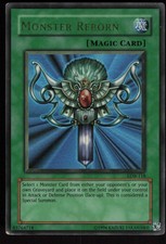 Monster Reborn LOB-118 ONDULADO Ilimitado Ultra Raro YU-GI-OH