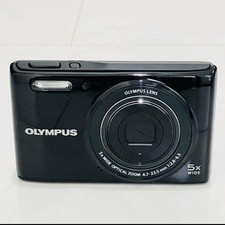 OLYMPUS STYLUS VG-180 Black Digital Camera 16MP 5x Zoom Tested Excellent
