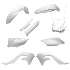 Cycra Powerflow Plastic Kit - White 1CYC-9325-42