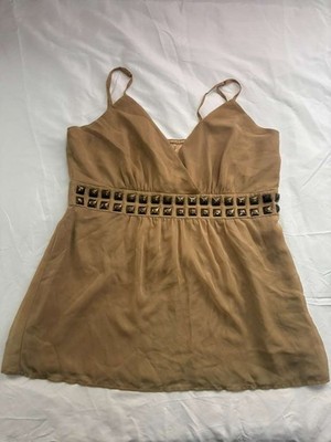 Express Women's Blouse Size [M] [Gold] Casual Work Style Pre-Owned