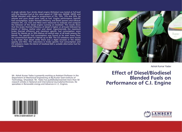 Ashok Kumar Yadav | Effect Of Diesel/Biodiesel Blended Fuels On Performance...-image