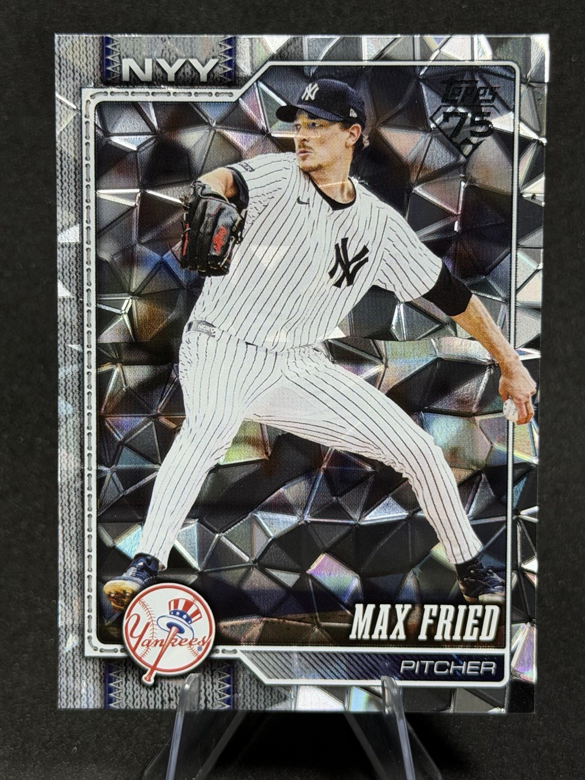 2026 Topps Series 1 Max Fried Silver Crackle Foil #270 New York Yankees NM-MT