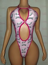 Exotic Dancewear/ Rave/ Festival Outfit Size Small Coverage Cutout Bodysuit
