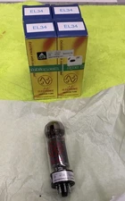 4X EL34 Power Tubes Matched Pair Apex JJ Electronics 26 6720 Matched Quad NEW🔥