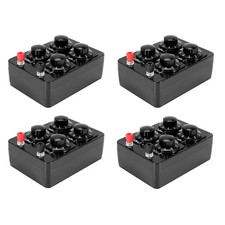 4X 0-9999 Ohm Simple Resistance Box  Variable Decade Resistor Teaching6322