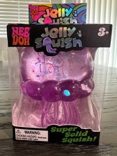 Authentic NeeDoh   PURPLE Jelly Squish Jellyf...