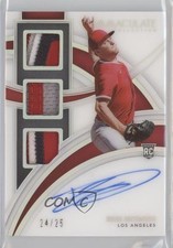 2022 Panini Immaculate Holo Silver 24/25 Reid Detmers #RTMS-RD Auto nd3