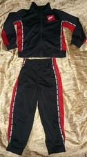 Jordan Jumpman Colorblock Jacket Pants Set 2 Piece 24M Black Red Long Sleeve