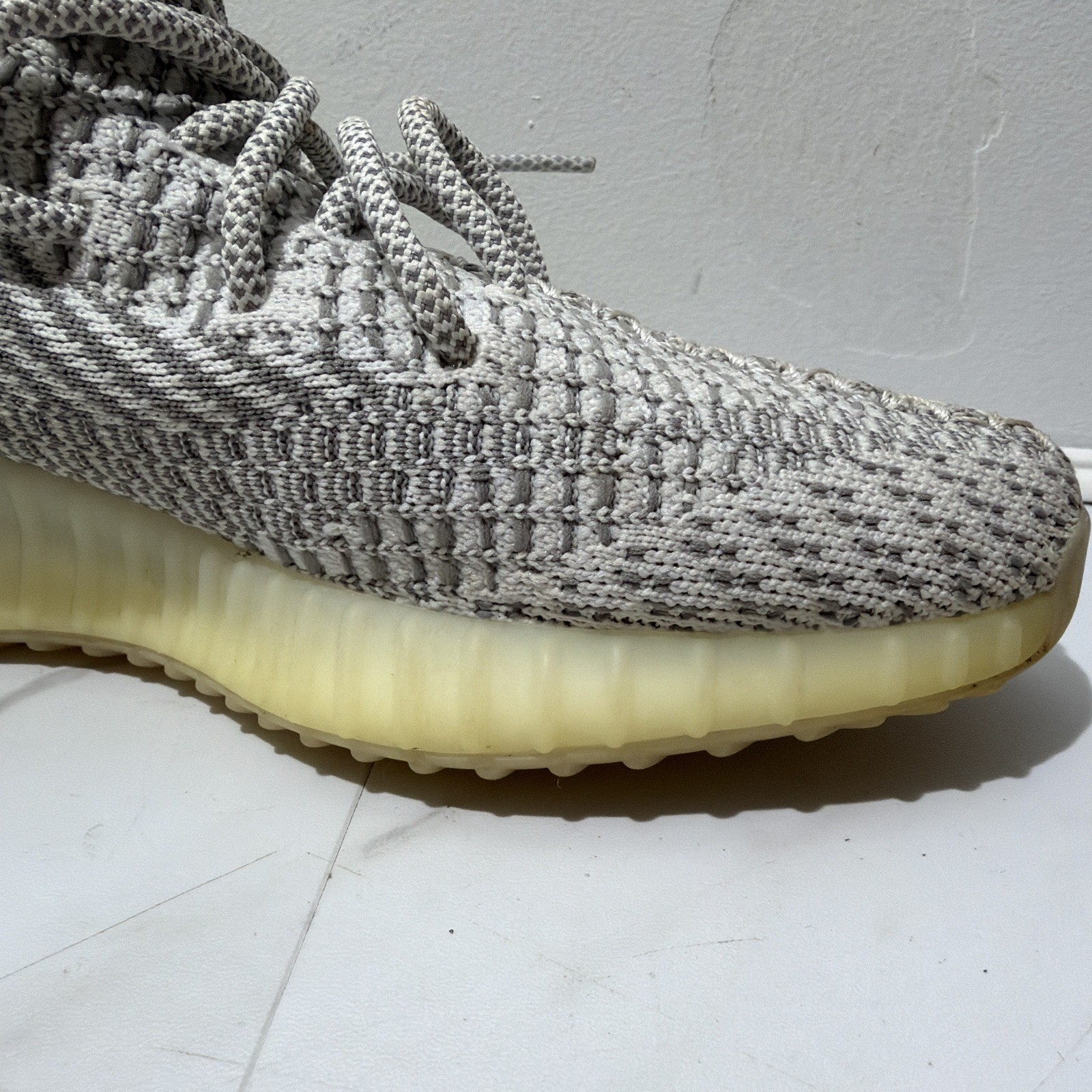 Adidas Yeezy Boost 350 V2 Natural FZ5246 Size 7.5 Pre-Owned thumbnail 10