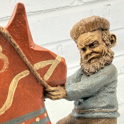 Tom Clark Gnome Dala Horse ''Stubborn'' 5199 #45 1992 Scandinavian Cairn Studios