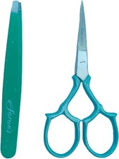 Professional 2 PCS Tweezers  Scissors set. German quality Stainless Steel...
