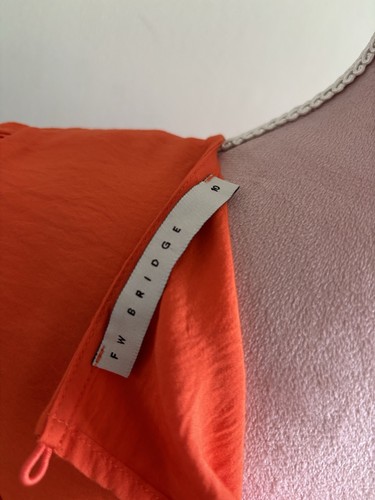 Orange Dress Size 10 With Hole Detail F&F GREAT FOR HOLIDAYS - Picture 6 of 7