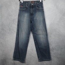 Southpole Jeans Boys 18 Blue Baggy Streetwear Hip Hop Wide Leg Relaxed Denim