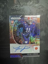 2020 Prizm Draft Picks Isaiah Simmons Mojo Prizm Auto /49 Clemson/Cardinals