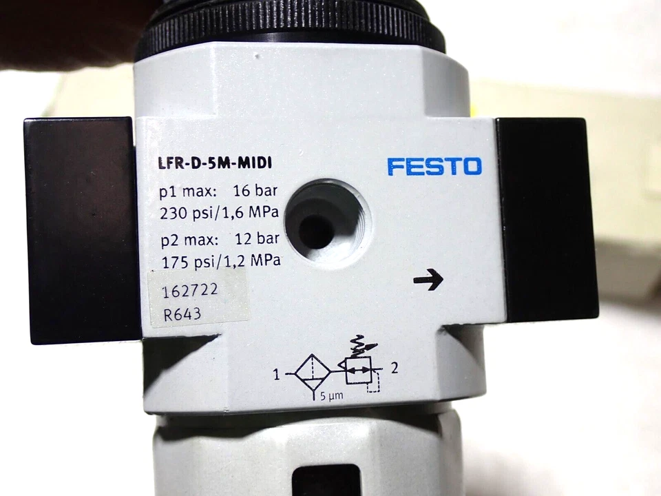 LFR-1/2-D-5M-MIDI FESTO FILTER REGULATING VALVE NEW - Image 4 of 4