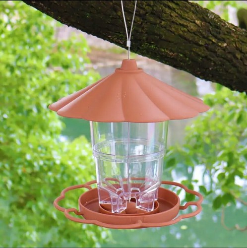 Big Bird Feeder For Outdoor Hanging,Plastic Wild Bird Feeder For Garden Yard - Picture 2 of 4